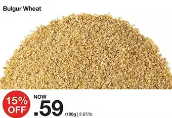 Bulk Barn Bulgur wheat offer
