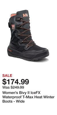 Mark's Women's bivy ii icefx waterproof t-max heat winter boots - wide offer
