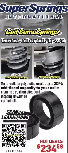 JB's Power Centre Coil sumo springs offer