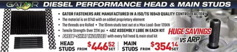 JB's Power Centre Gator main studs offer