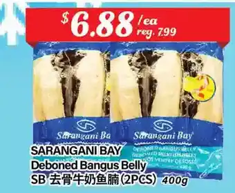 Btrust Supermarket Sarangani bay deboned bangus belly offer