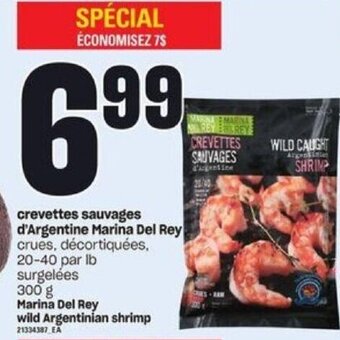 Provigo Marina Del Rey wild argentinian shrimp offer
