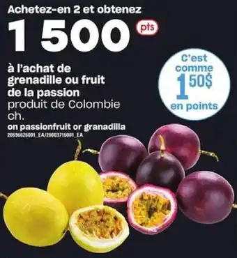Provigo On passionfruit or granadilla offer