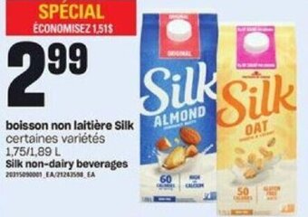 Provigo Silk non-dairy beverages offer