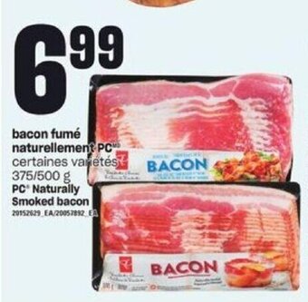 Provigo PC naturally smoked bacon offer