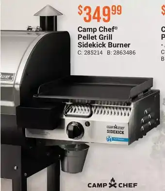 Cabela's Camp chef pellet grill sidekick burner offer