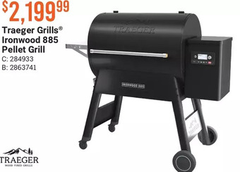 Cabela's Traeger grills ironwood 885 pellet grill offer