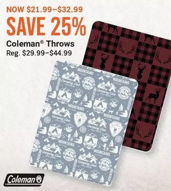 Cabela's Coleman throws offer