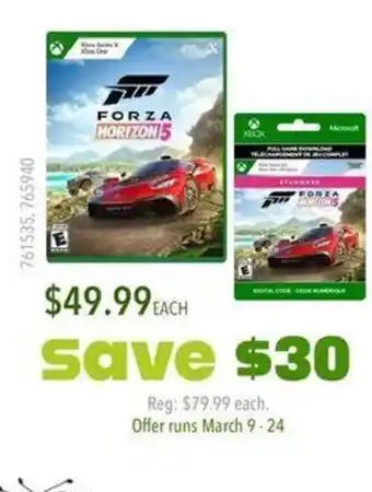 EB Games Nintendo switch forza horizon 5 offer