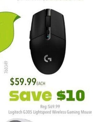 Lightspeed wireless gaming mouse 760349