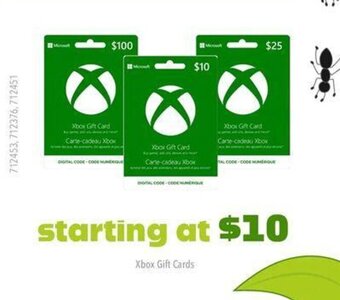 Xbox gift cards