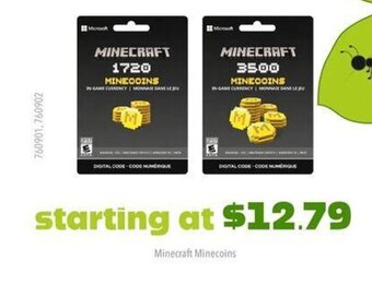 EB Games Minecraft minecoins offer