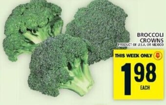 Food Basics Broccoli Crowns offer
