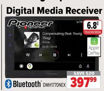 2001 Audio Video Pioneer 6.8" digital media receiver offer
