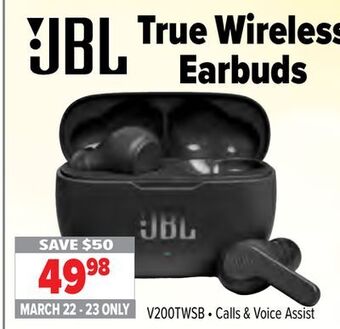2001 Audio Video Jbl true wireless earbuds offer