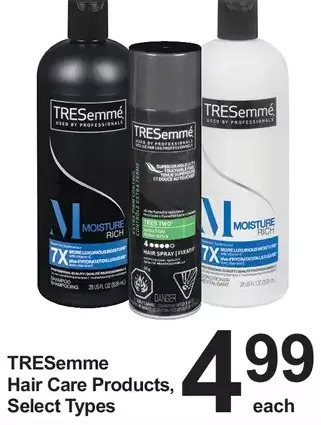 Pharmasave Tresemme hair care products offer
