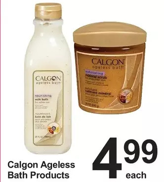 Pharmasave Calgon ageless bath products offer