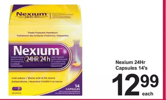Pharmasave Nexium 24hr capsules offer