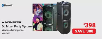 Visions Electronics Monster dj mixer party system offer