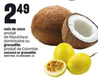 Provigo Coconut or Granadilla offer