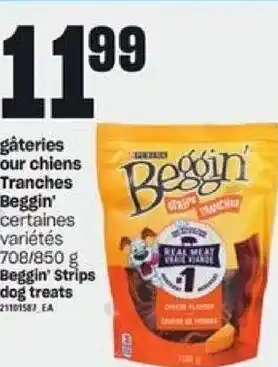 Provigo Beggin Stips Dog Treats 708/850g offer