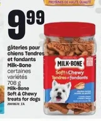 Provigo Milk-Bone Soft & Chewy Treats For Dogs 708g offer