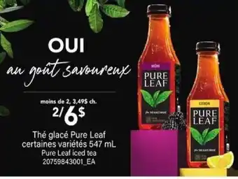 Provigo Pure Leaf Iced Tea 547ml offer