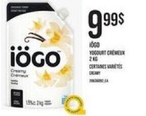 Provigo Iögo Yogourt Cremeux 2kg offer