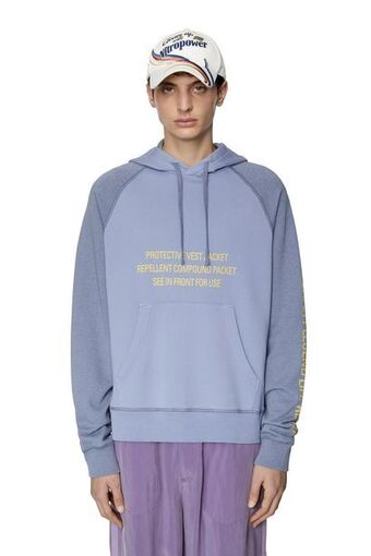 Diesel Colour-block hoodie with print offer