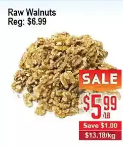 Skyland Foodmart Raw walnuts offer