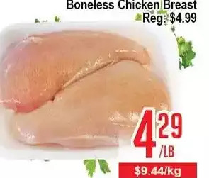 Skyland Foodmart Boneless chicken breast offer
