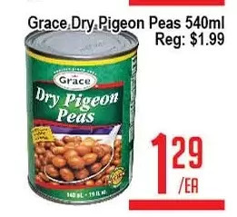 Grace dry pigeon peas