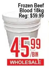 Skyland Foodmart Frozen beef blood offer