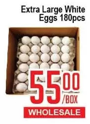 Skyland Foodmart Extra large white eggs 180pcs offer