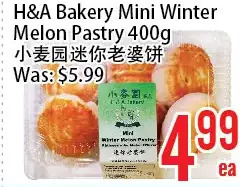 Bestco Food Mart H&a bakery mini winter melon pastry offer