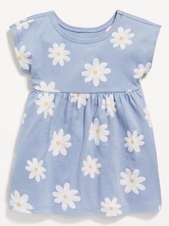 Old Navy Printed jersey-knit dolman-sleeve dress for baby offer