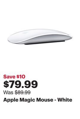 Best Buy Apple magic mouse - white offer