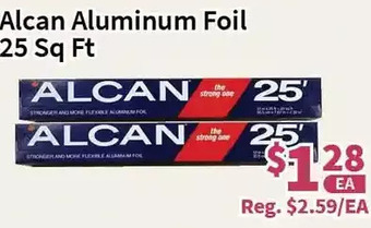 Blue Sky Supermarket Alcan aluminum foil offer