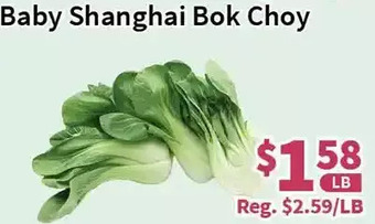 Blue Sky Supermarket Baby shanghai bok choy offer