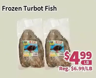Blue Sky Supermarket Frozen turbot fish offer