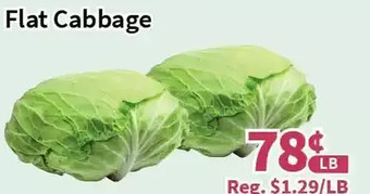 Blue Sky Supermarket Flat cabbage offer
