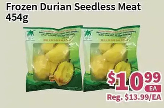 Blue Sky Supermarket Frozen durian seedless meat offer