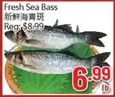 Hong Tai Supermarket Fresh sea bass offer