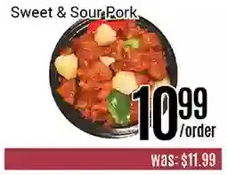 Nations Fresh Foods Sweet & sour pork offer
