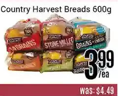 Nations Fresh Foods Country harvest breads offer