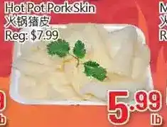 Hong Tai Supermarket Hot pot pork skin offer
