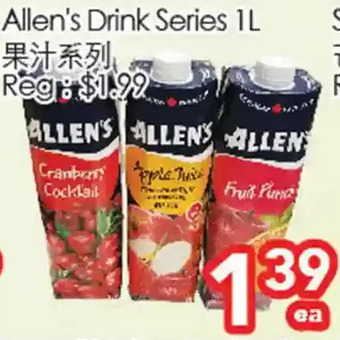 Superking Supermarket Allen's drink series offer