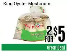 Nations Fresh Foods King oyster mushroom offer