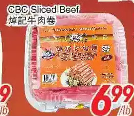 Foody World Cbc sliced beef offer