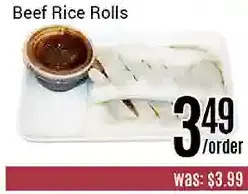 Nations Fresh Foods Beef rice rolls offer